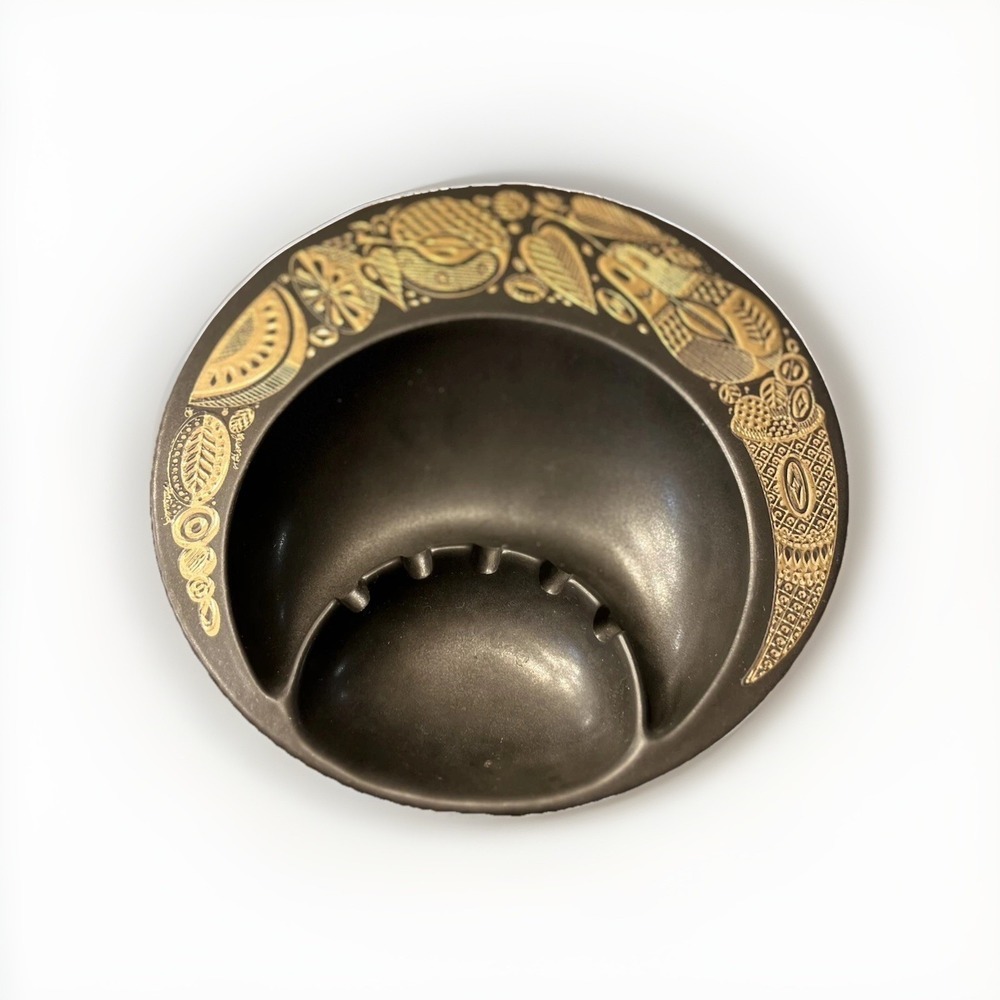 Vintage Georges Briard‎ Ceramic Ashtray Midas by Hyalyn Mid Century Modern